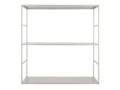 Present time - Wall rack Level metal matt warm grey