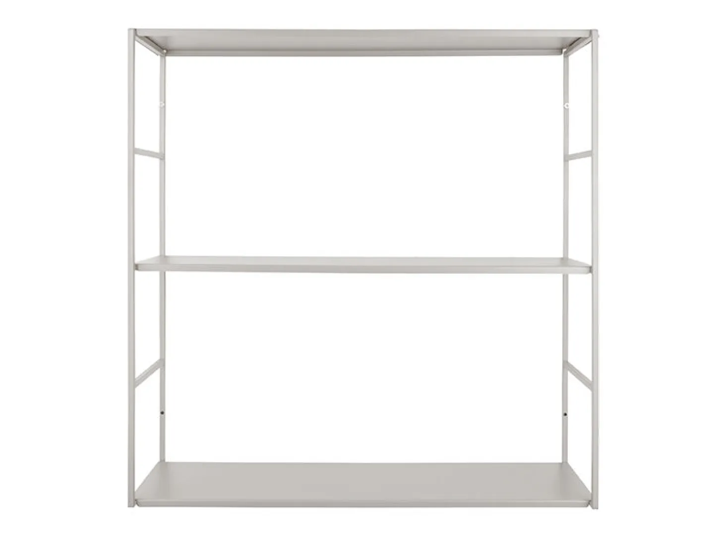 Present time - Wall rack Level metal matt warm grey