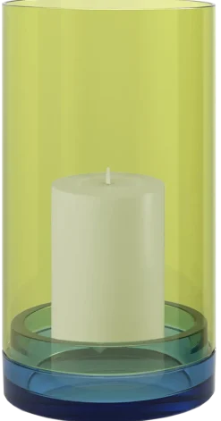 Remember - Glas lanterne "Lucius" - Large - Lime