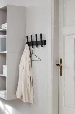 Roon & Rahn by We Do Wood - Reces Knagerække, Sort eg, 48 cm.