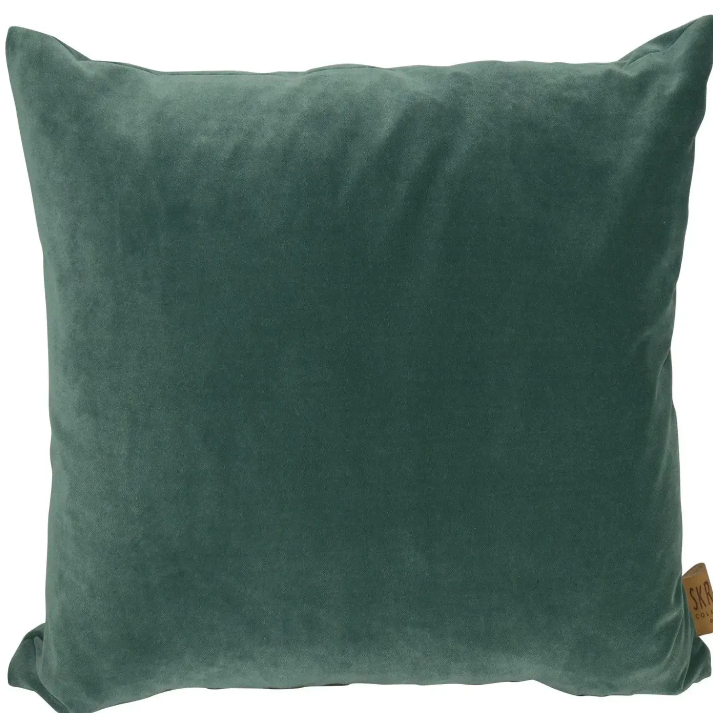 Skriver Collection - Pude - City Velvet - mørkegrøn - 65x65 cm
