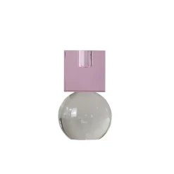 Specktrum - Lysestage - Couple - Pink/Klar