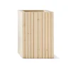 SQUARELY COPENHAGEN - Plantekasse - Unfold SQUARE TALL - Natur - 47 x 52 x 70cm