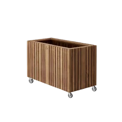 SQUARELY COPENHAGEN - Plantekasse - GrowLARGE - Mørk Eg - 90x45x52cm