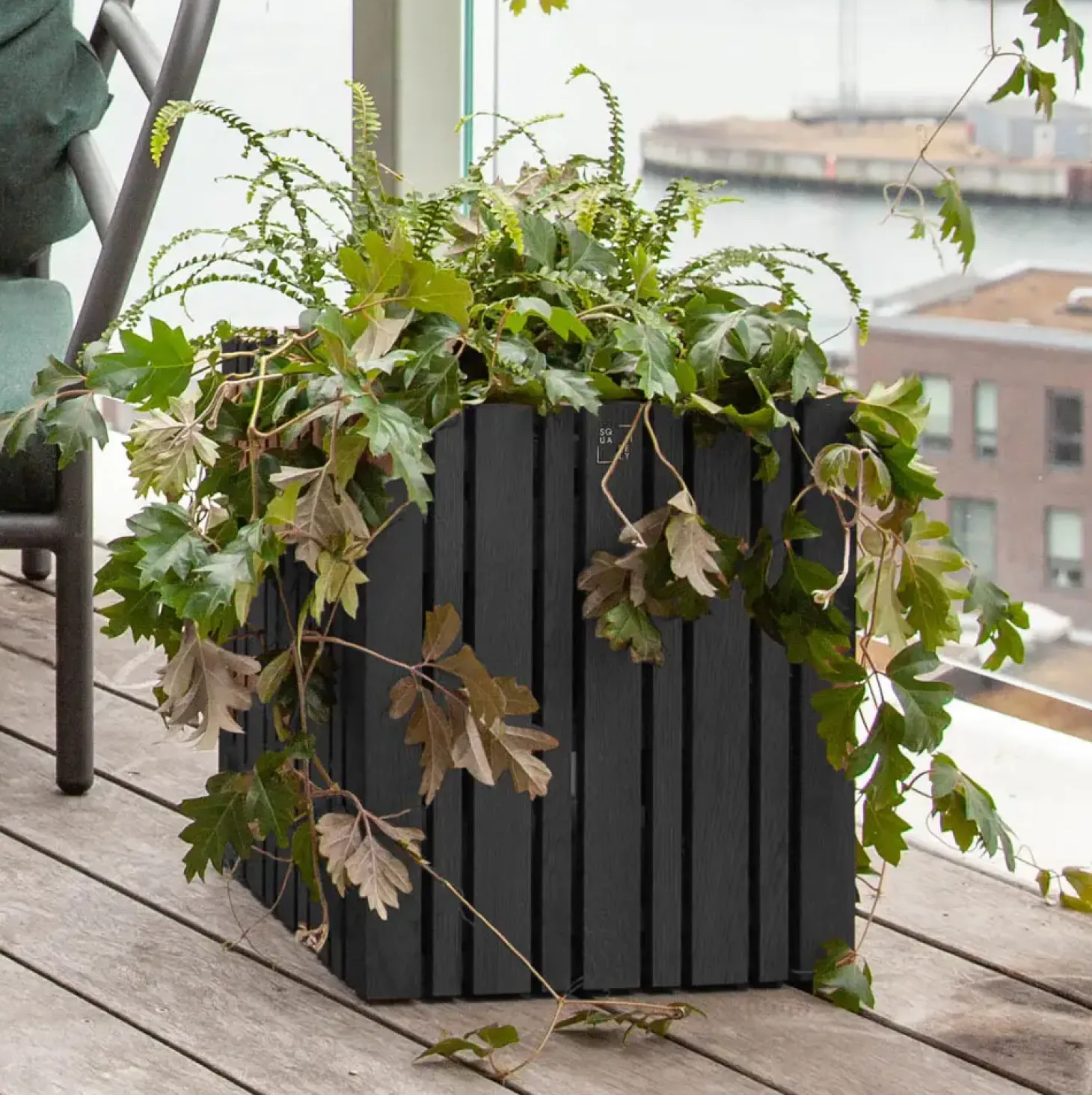 SQUARELY COPENHAGEN - Plantekasse - GrowMORE - Sort Ask