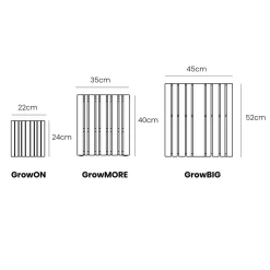 SQUARELY COPENHAGEN - Plantekasse - GrowMORE - Mørk Eg