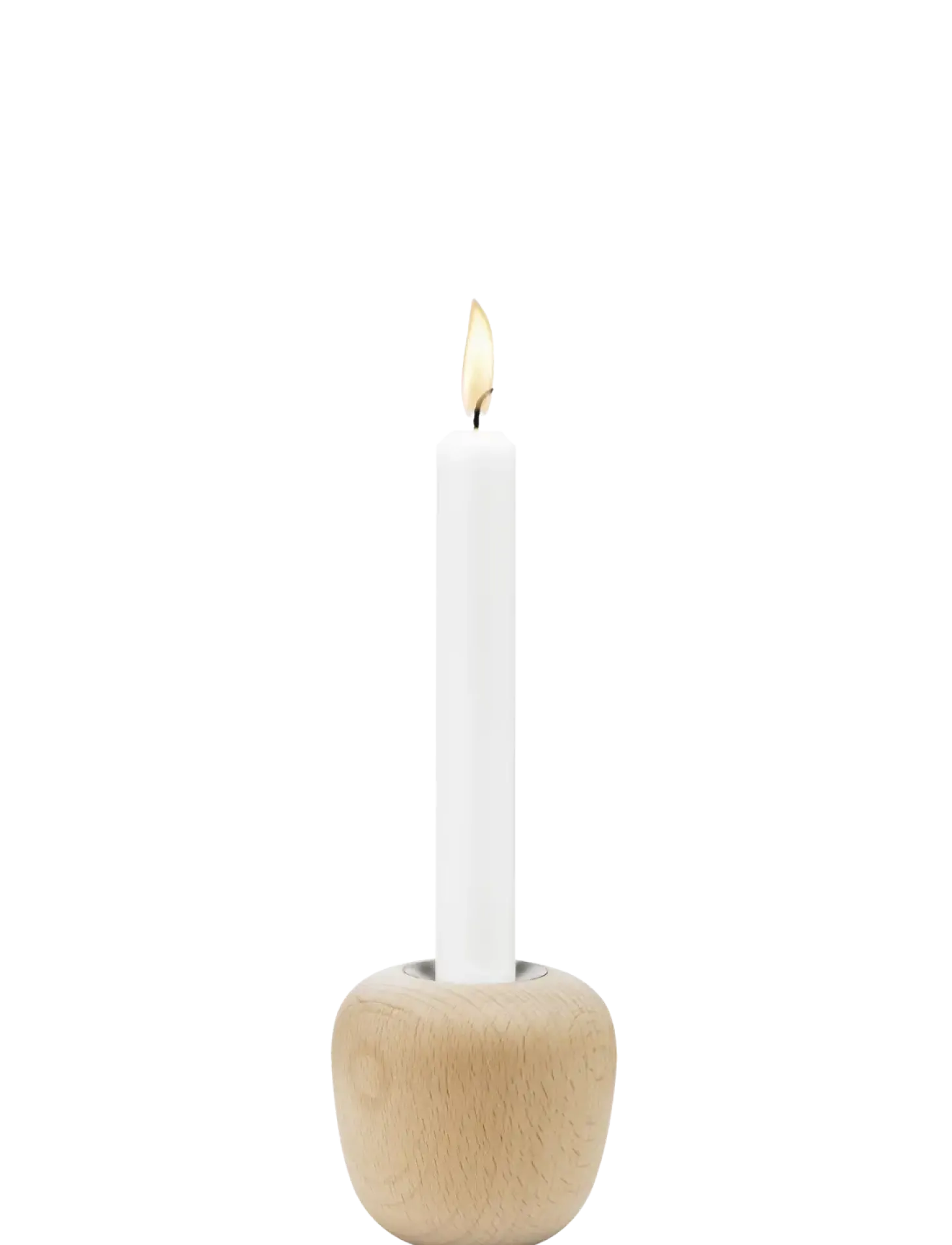 Stelton - Ora lysestage H 8 cm beech wood