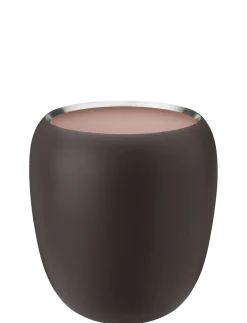 Stelton - Ora vase H 21.6 cm dark powder