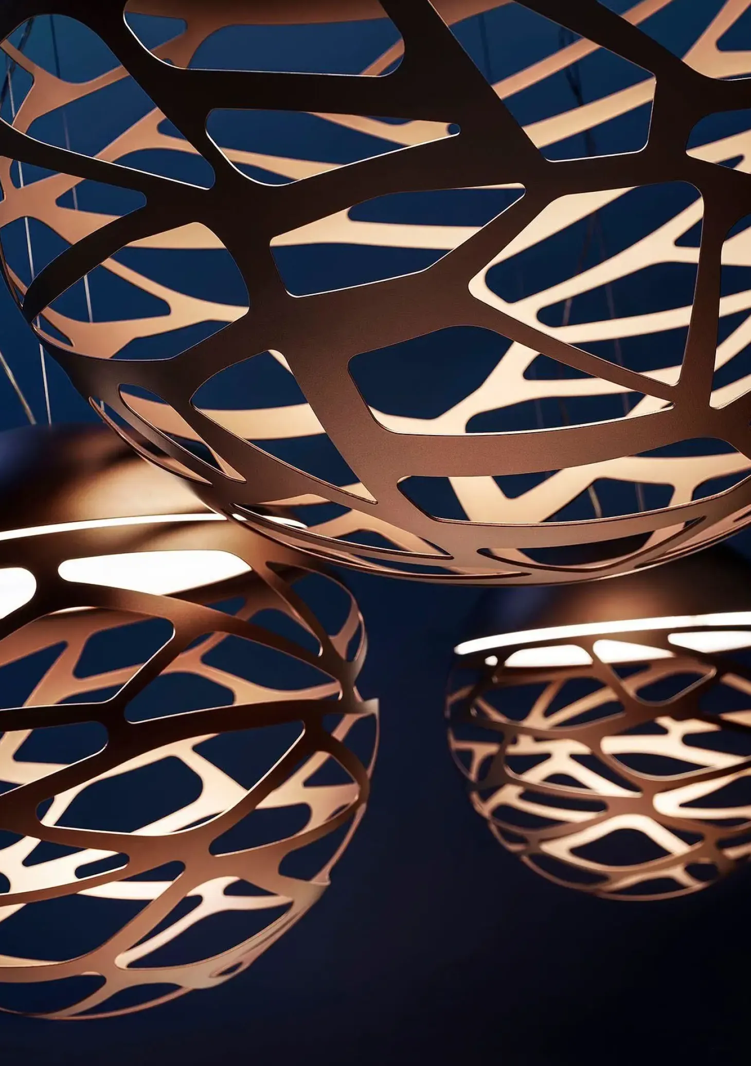Studio Italia design - Kelly Sphere lampe- Medium - Kobber bronze