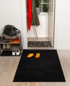 Tica Copenhagen - Dørmåtte / Smudsmåtte - Sort - 90x130 cm
