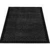 Tica Copenhagen - Smudsmåtte - Dots - Sort/grå - 90x130 cm