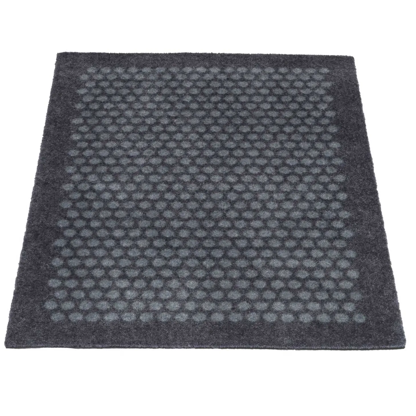 Tica Copenhagen - Smudsmåtte - Dots - Grå - 60x90 cm