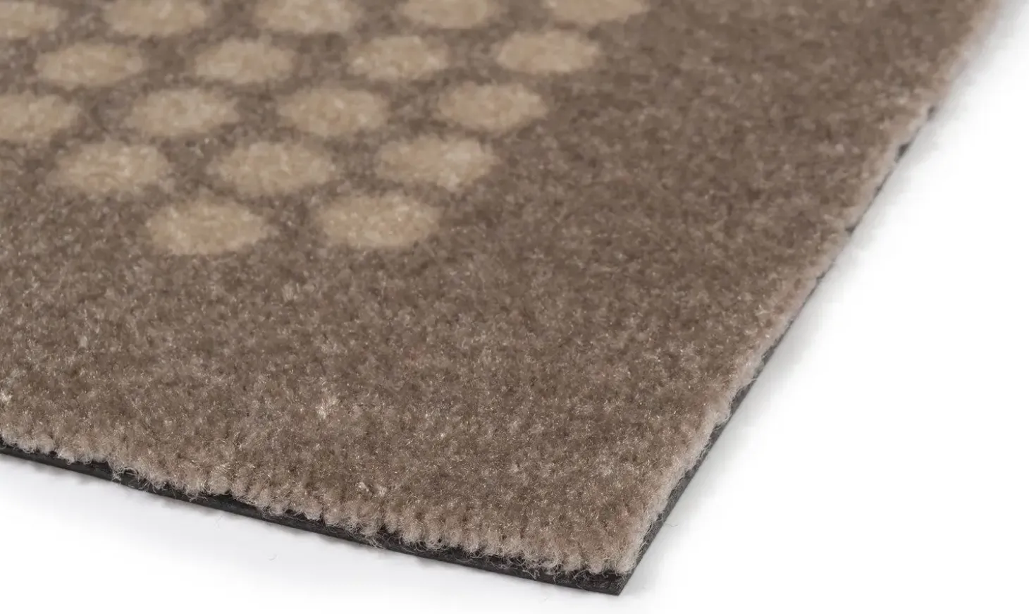 Tica Copenhagen - Smudsmåtte - Dots - Sand/beige - 67x200 cm