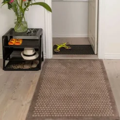 Tica Copenhagen - Smudsmåtte - Dots - Sand - 90x130 cm