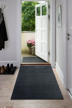 Tica Copenhagen - Smudsmåtte - Ensfarvet - Grå - 90x130 cm