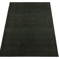 Tica Copenhagen - Smudsmåtte - Ensfarvet - Mørkegrøn - 90x130 cm
