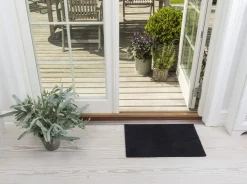 tica copenhagen - Smudsmåtte - Ensfarvet - sort - 40x60 cm