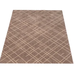 Tica Copenhagen - Smudsmåtte - Lines - Sand/beige - 90x130 cm