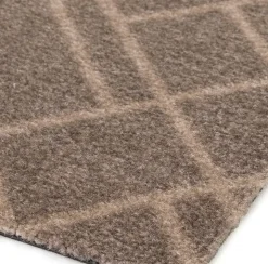 Tica Copenhagen - Smudsmåtte - Lines - Sand/beige - 90x130 cm