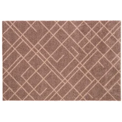 Tica Copenhagen - Smudsmåtte - Lines - Sand - 60x90 cm