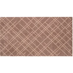 Tica Copenhagen - Smudsmåtte - Lines - Sand - 67x120 cm