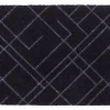 Tica Copenhagen - Smudsmåtte - Lines - Sort/grå - 40x60 cm