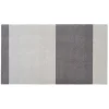 Tica Copenhagen - Smudsmåtte - Stripes Horizon - Steelgrey/Lysegrå - 67x120 cm