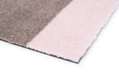 Tica Copenhagen - Smudsmåtte - Stripes Horizon - Sand/Lyserød - 40x60 cm