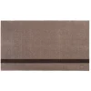 Tica Copenhagen - Smudsmåtte - Stripes Vertical - Sand/Brun - 90x130 cm