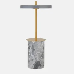 Umage - Bordlampe - Asteria Move Mini - Grå Marmor Messing