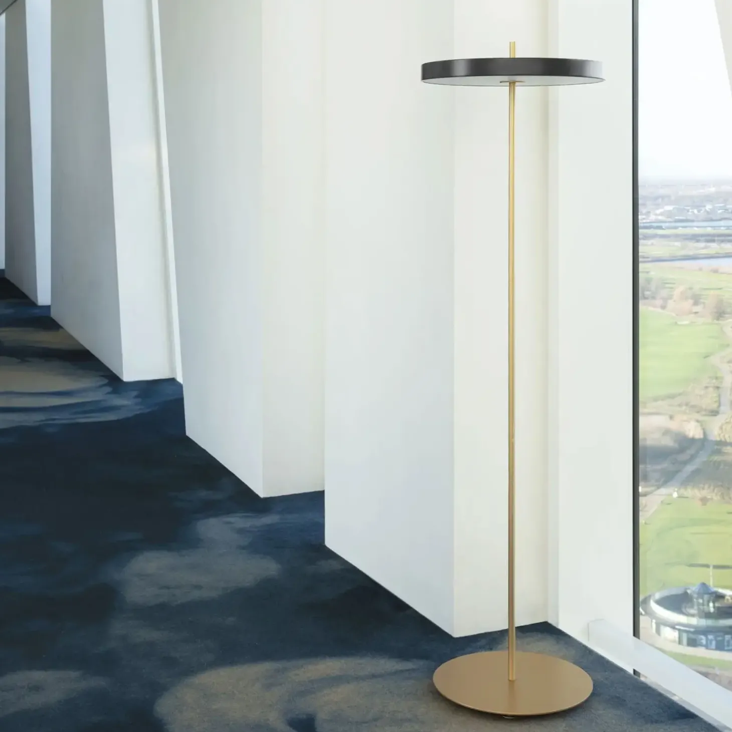 Umage - Gulvlampe - Asteria Floor - Anthracite grey - Ø43 cm
