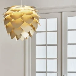 Umage - Lampeskærm - Aluvia Pendel - Børstet messing - Medium Ø59 cm