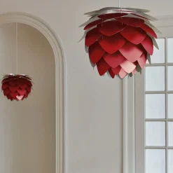 Umage - Lampeskærm - Aluvia Pendel - Ruby red - Mini Ø40 cm
