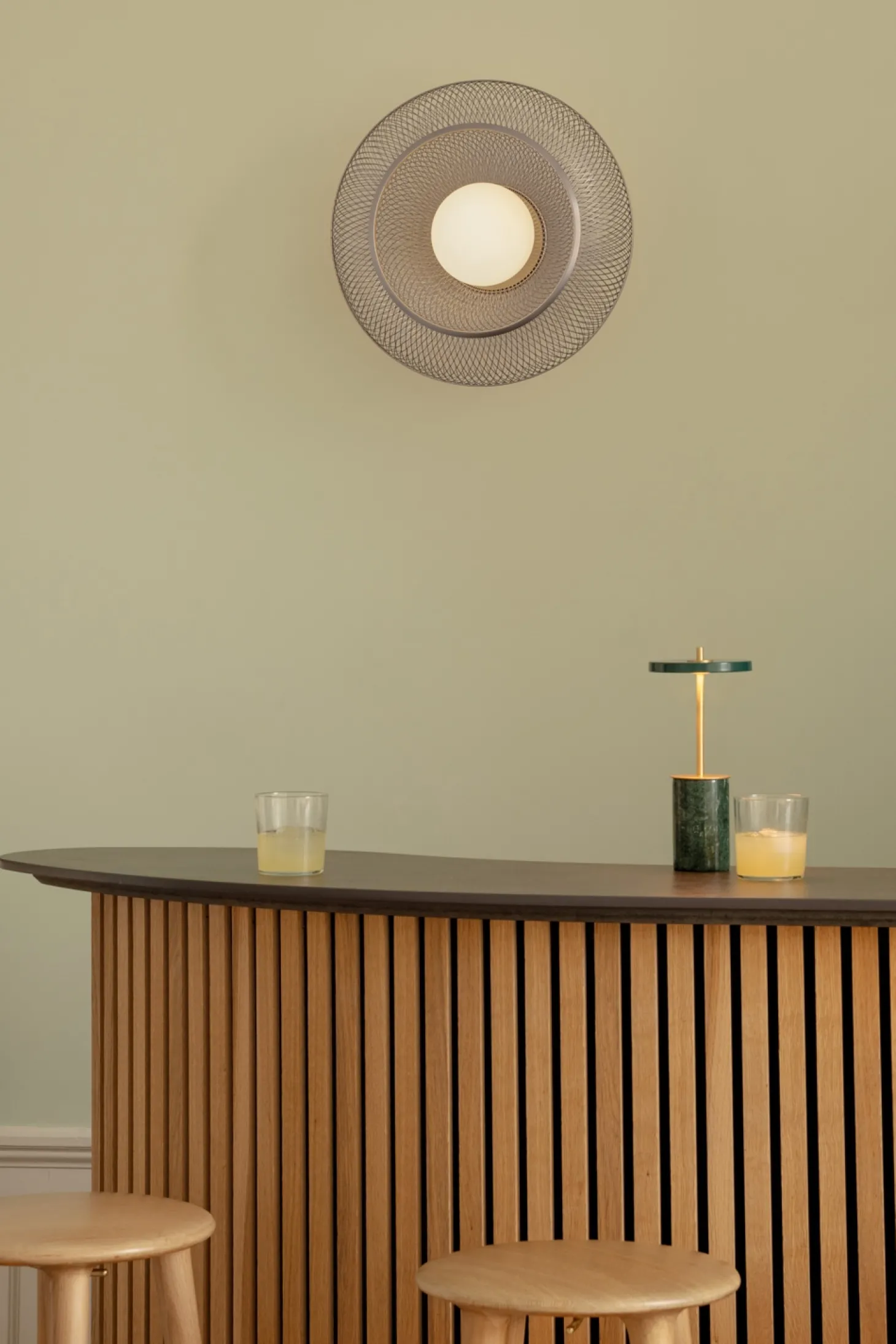 Umage - Loft/Væg Lampe - Faraday - Medium Stål