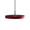 Umage - Pendel - Asteria - Sort top - Ruby red - Mini Ø31 cm
