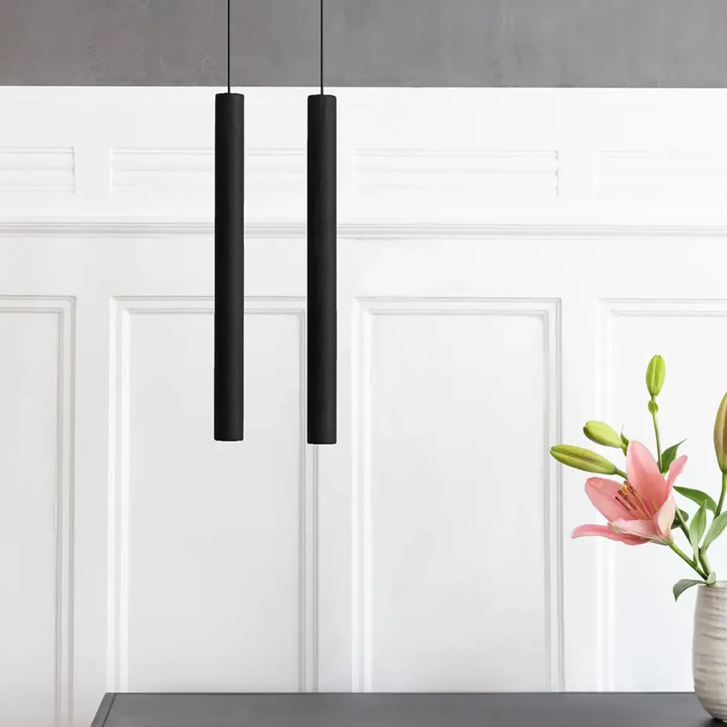 Umage - Pendel - Chimes Tall - Black oak/Sort eg