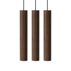 Umage - Pendel Lamper - Chimes Cluster - 3 stk. - Dark oak/Mørk eg