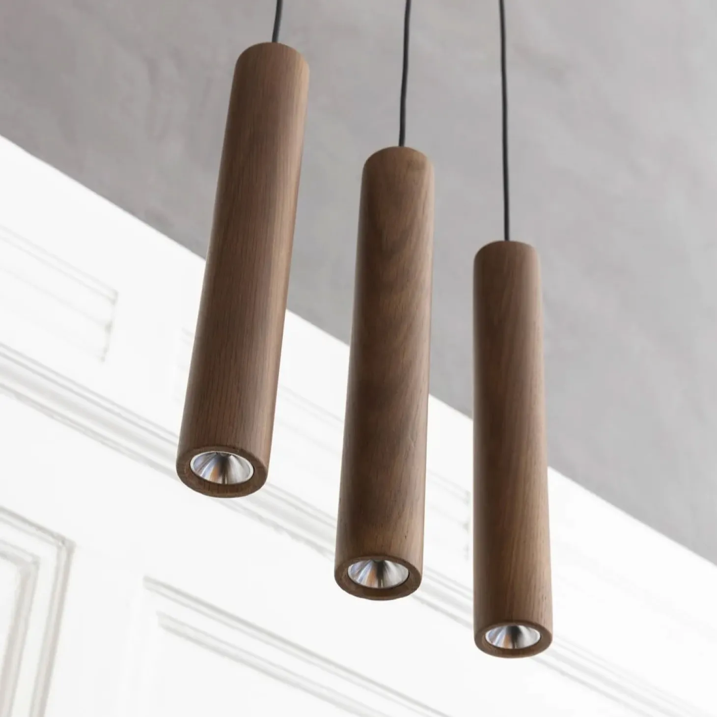 Umage - Pendel Lamper - Chimes Cluster - 3 stk. - Dark oak/Mørk eg