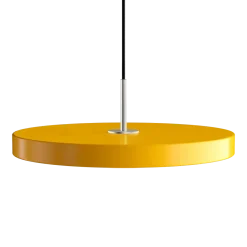 Umage - Pendel m/ ståltop - Asteria - Saffron yellow/gul - Medium Ø43 cm