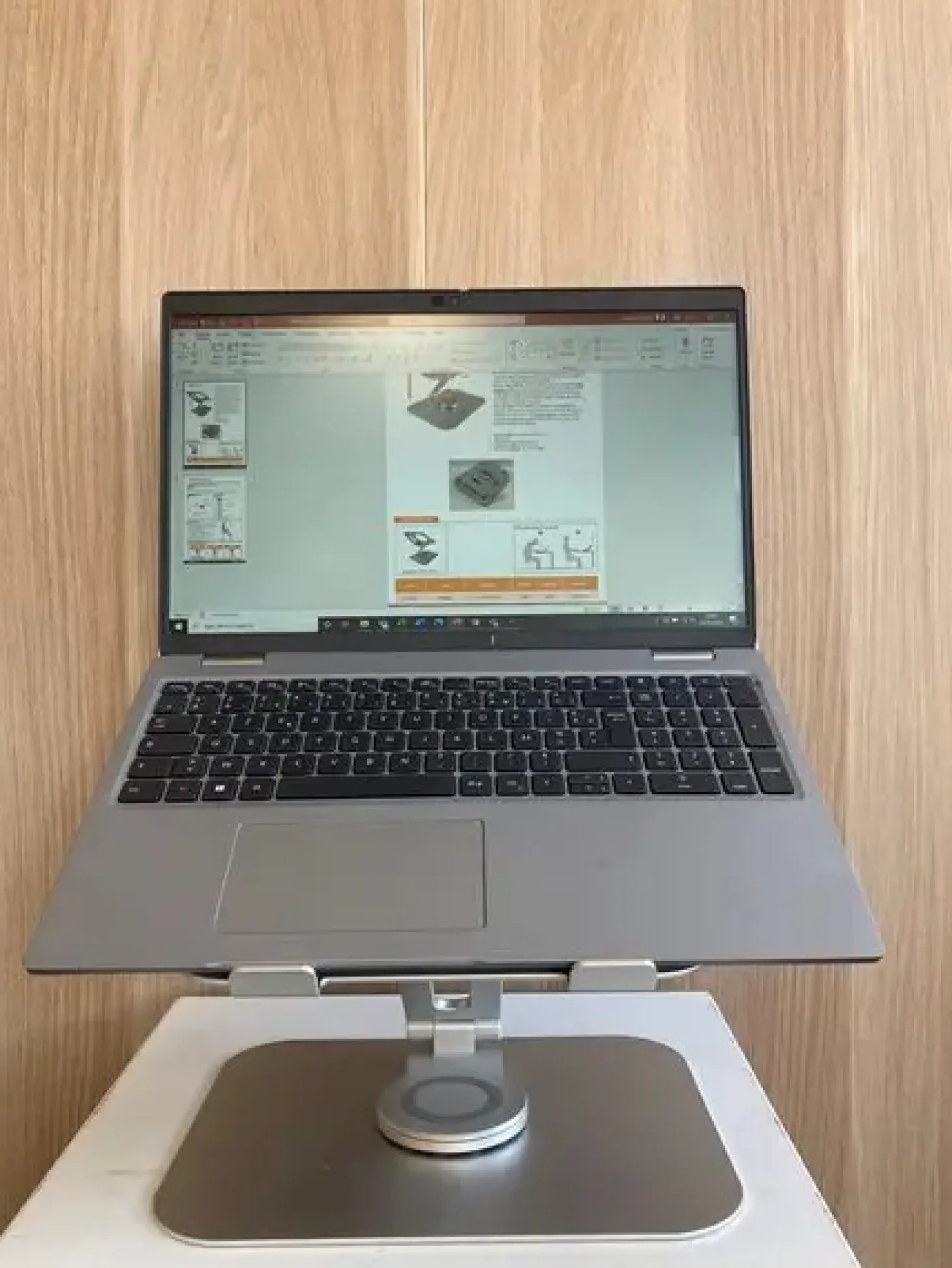 UNILUX - Laptop Stativ - ERGO TOP - Metal grå