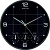 UNILUX - Væg Ur - ON-TIME - Sort