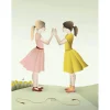VISSEVASSE - Plakat - Hand-Clapping Girls - 50x70 cm