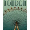 VISSEVASSE plakat - London Eye - 15x21