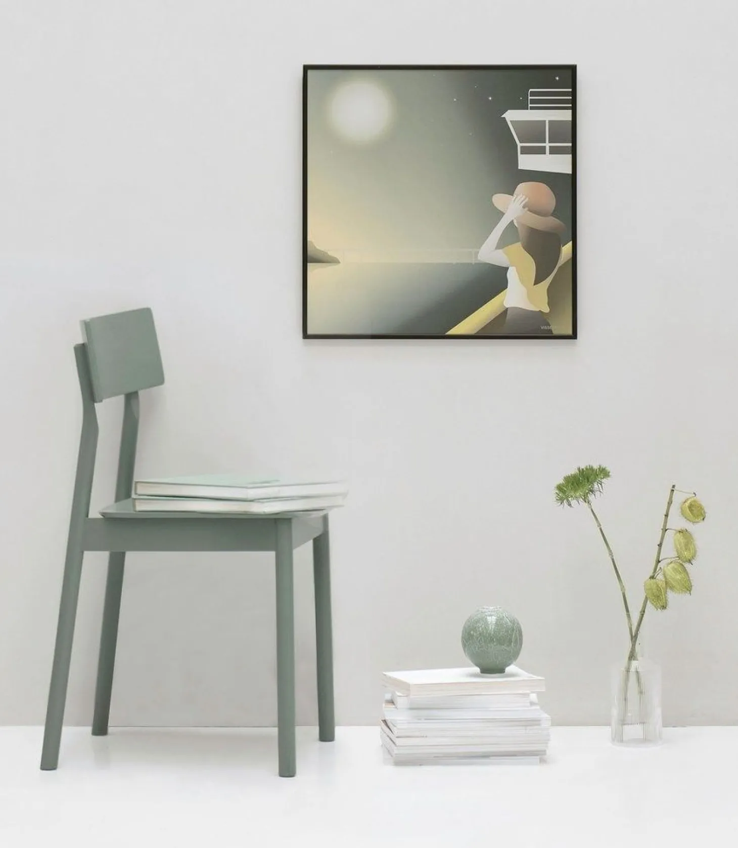 ViSSEVASSE - Plakat "Moonlight Moment" - 40x40 cm