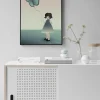 ViSSEVASSE - The Girl With The Butterfly (50x70 cm)