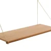 We Do Wood - Hylde - Loop Shelf - eg og messing