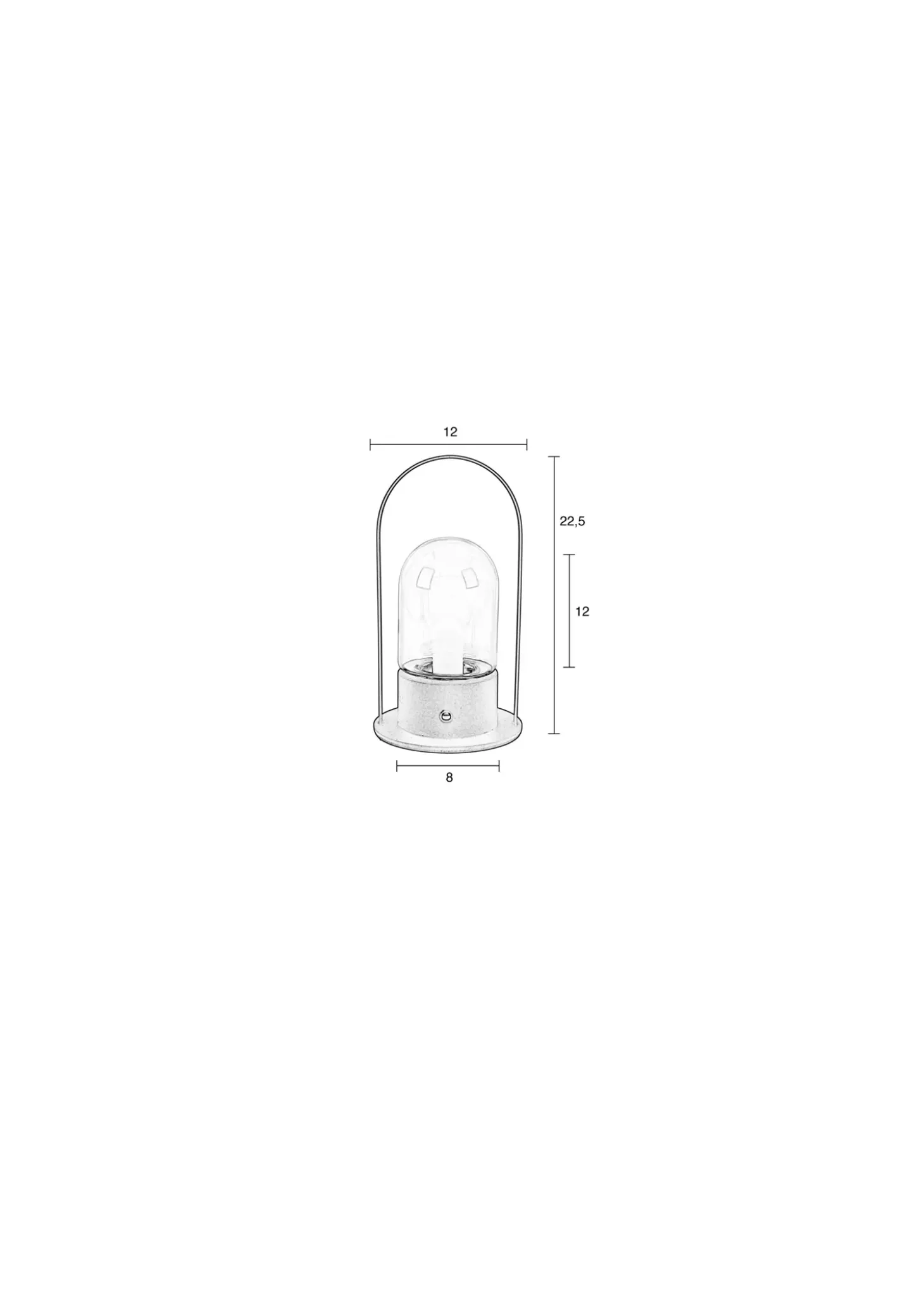 Zuiver - Bordlampe - Smarty - H: 22,5 cm