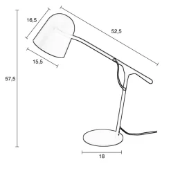 Zuiver - Lau bordlampe - Sort