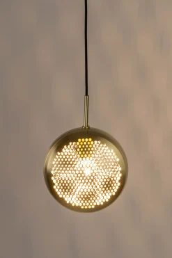 Zuiver - Pendel lampe GRINGO FLAT messing